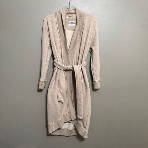 Ugg Karolina soft fleece oversized robe size small in oatmeal color - Picture 2 of 7